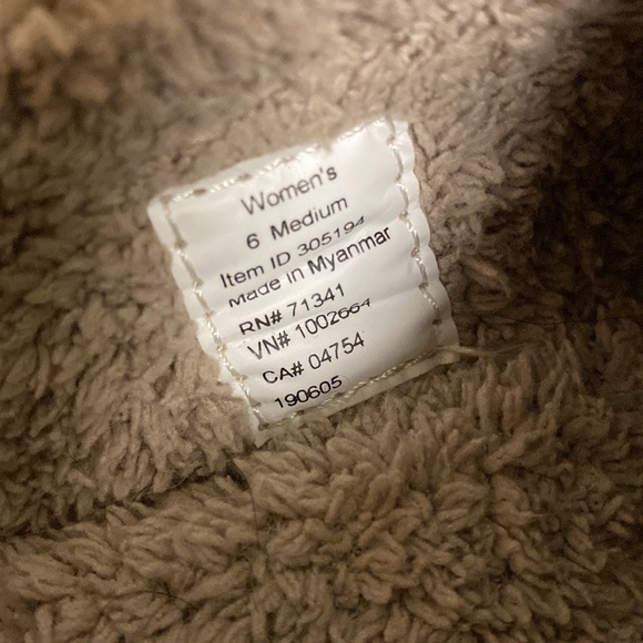 L. L. Bean Wool Dog Themed Daybreak Scuffs Mule Slippers Size 6 - Picture 8 of 17